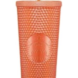 Starbucks Orange Textured Tumbler